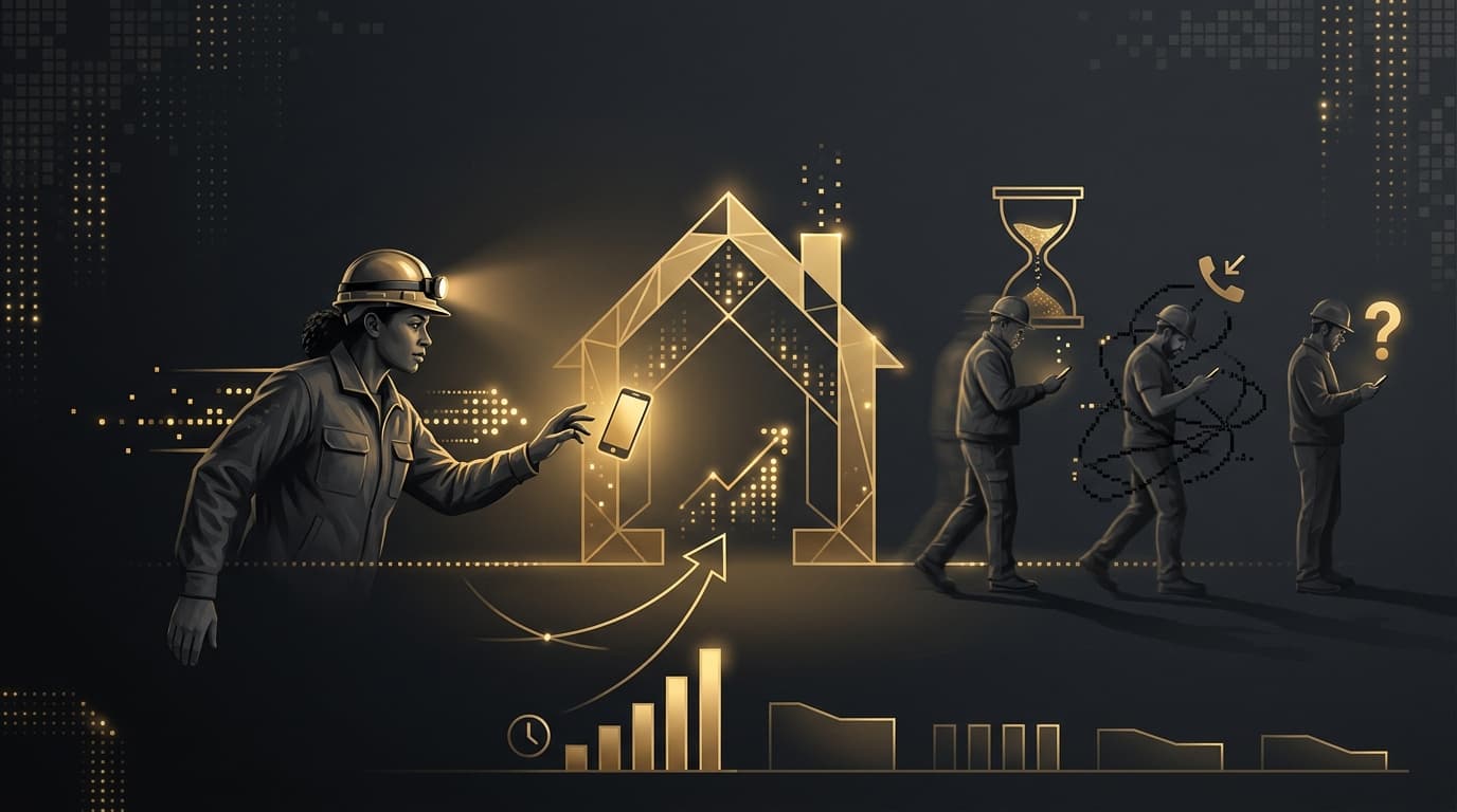 Cover illustration: Home Service Lead Response Time: Why the Contractor Who Calls Back First Wins the Job