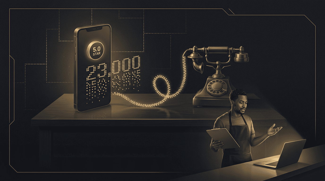 Cover illustration: Why Isn't My Google Business Profile Getting Leads? You Have 23,000 Reviews and Nobody's Calling